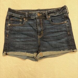 American Eagle Outfitters Women's Dark Wash Jean Shorts